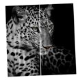 thumbnail image 4 of 2 Paneles 3D Foto Impresión Cortinas de Ventana Habitación de Naturaleza Animal Imagen Decoración de nieve perfecl Cortina de poliéster, 4 of 8
