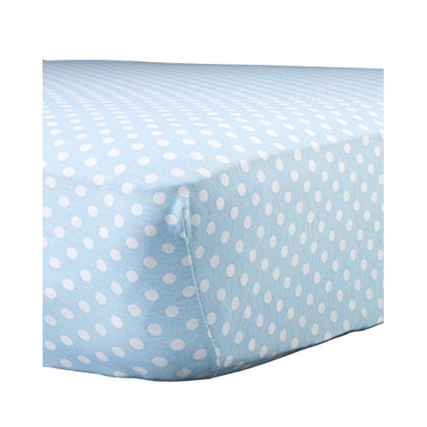 Abstract Baby Polka Dot Print Extra Deep Fitted Jersey Crib Sheet (28