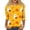 Ginger #064, variant on Halloween Shirts for Women Spider Bat 3/4 Sleeve Spooky Tunics Pumpkin Skeleton Cute Crew Neck Funny Tops M