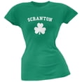 thumbnail image 1 of Fête de la Saint-Patrick - Scranton Trèfle Vert T-Shirt Doux pour Juniors, 1 of 1