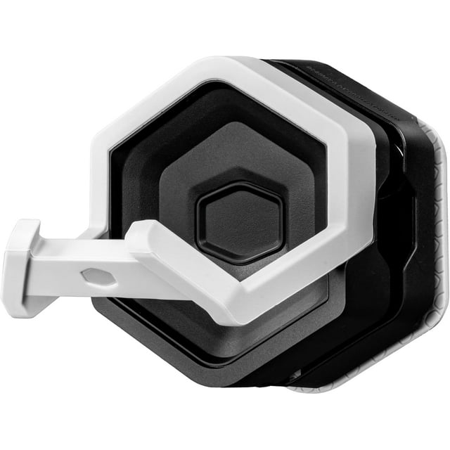 GEM Multi Device & Controller Holder for Gaming PC - Magnetic Hook, Compatible with Magnetic & Non-Magnetic Surfaces (2/1.5kg) - Black