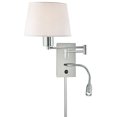 thumbnail image 1 of George Kovacs P478-077, Georges Reading Room, 2 Light Swing Arm Wall Sconce, Chrome, 1 of 1