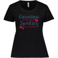 thumbnail image 3 of Inktastic Spoiling Grandma Women's Plus Size T-Shirt, 3 of 5