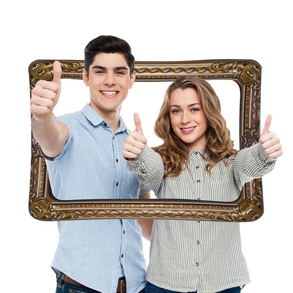 Inflable Selfie Frame Photo Booth Props Suministros De Decoración De Fiesta Para Cumpleaños Navidad Año Nuevo Boda Vogacara HA039091-00