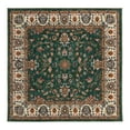 thumbnail image 3 of Unique Loom Medina Collection Area Rug - Hijaz (5' 3" Square Emerald Green/Ivory), 3 of 7