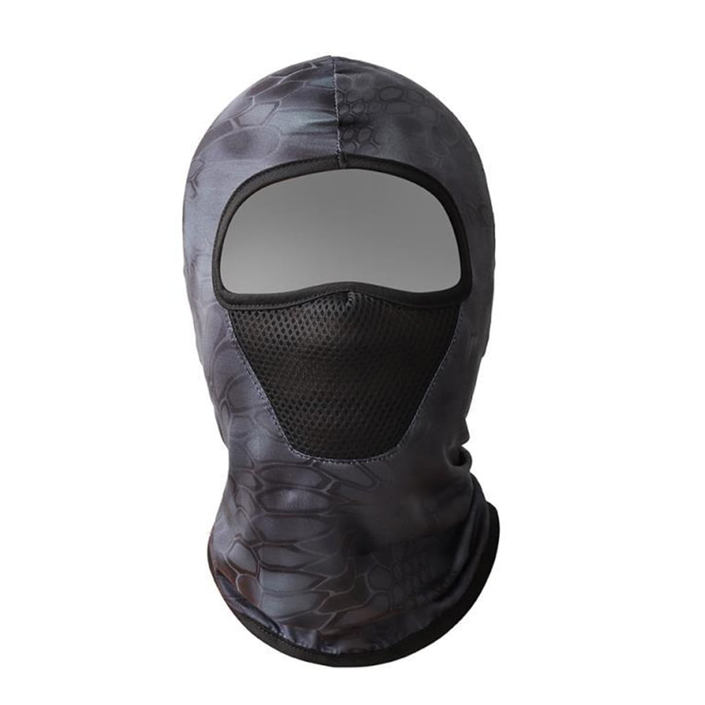 Orange Reflective Face Balaclava Scarf Neck Fishing Shield Gaiter Headwear Mask 