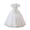White, variant on CPNG Girls' Off-the-Shoulder Sequin & Glitter Tulle Ball Gown Dress – Embellished Bodice, Ruffled Sleeves & Sparkly Floor-Length Skirt for Flower Girl, Wedding Pageant & Formal Events
