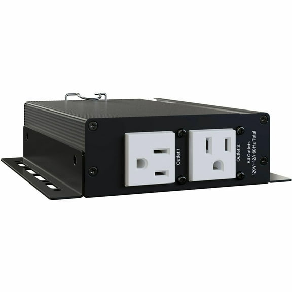 Middle Atlantic NEXSYS Compact Power Distribution Unit, 15 Amp, 2 Outlet PDU, Multi-Stage Surge Protection