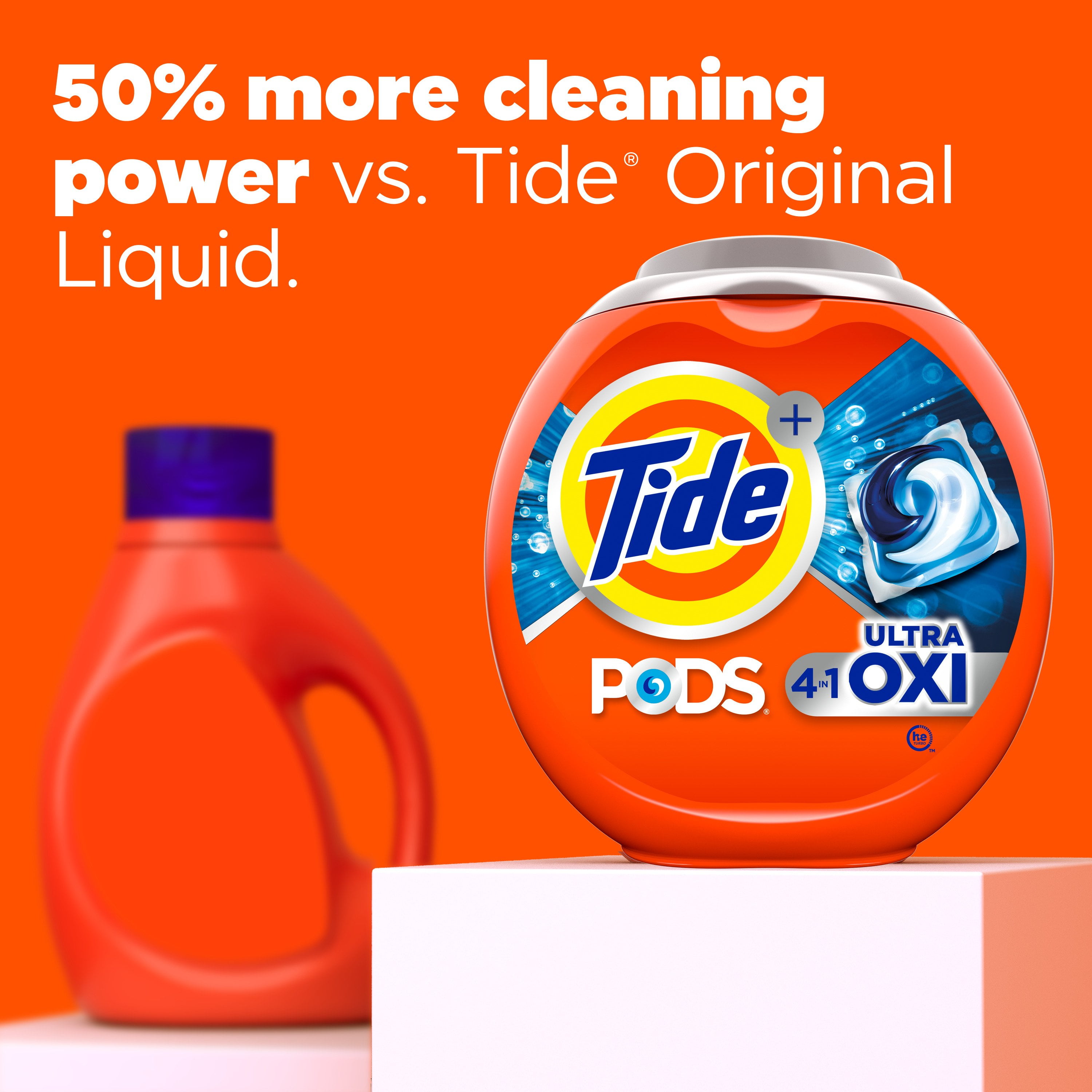 Tide & Downy Ultimate Clean Laundry Bundle with Tide PODS® Ultra Oxi Laundry Detergent, Downy Unstopables Laundry Scent Beads, Downy Liquid Fabric Softener, and Bounce Mega Dryer Sheets