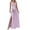 Purple womens dresses, variant on Womens Dresses Party Prom Sexy Empire Waist Pleated Swing Slit off Shouder Dresses Fashion Solid V-Neck Sleeveless Maxi Summer Dress Purple s