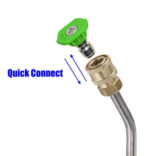 30 Degree Curved Angled Undercarriage Details about   M MINGLE Pressure Washer Wand Extension 