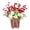 red, variant on Spring Wreath Basket, Yellow Wreath for Front Door, Forsythia Door Basket, Easter Front Door Wreath with Artificial Floral, Spring Simulation Flower Decor for Home & Porch
