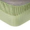 thumbnail image 2 of 13 Inch Extra Deep Fitted Sheet/Bottom Sheet (King, Stripe Sage) - 1800 Series Brushed Microfiber - Deep Pocket Fitted Sheet by The Great American Store, 2 of 4