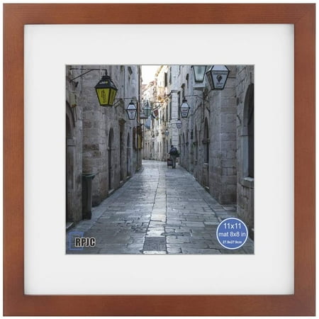 SHIJI65 11x11 inch Picture Frame Made of Solid Wood and High Definition