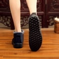 thumbnail image 2 of Botas de nieve para mujer Zapatos de invierno Botines de piel de felpa cálidos Zapatos planos s CACAGOO Botas de nieve para mujer, 2 of 7