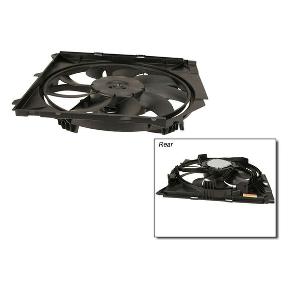 TYC Auxiliary Fan Assembly Fits 2008 BMW X3