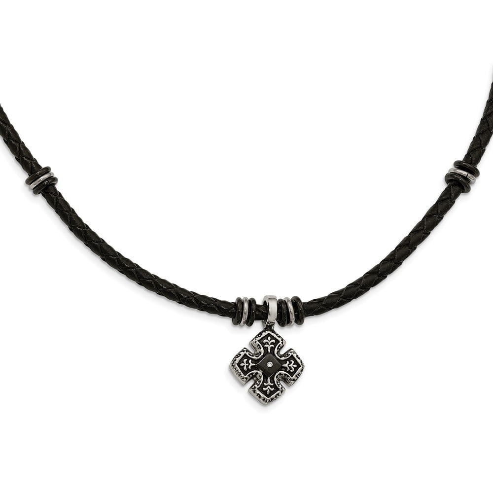 Stainless Steel Polished Black IP With 