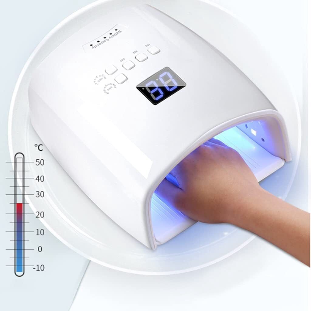 48W Rechargeable Nail Gel Dryer Wireless Led UV Nail Lamp Manicure