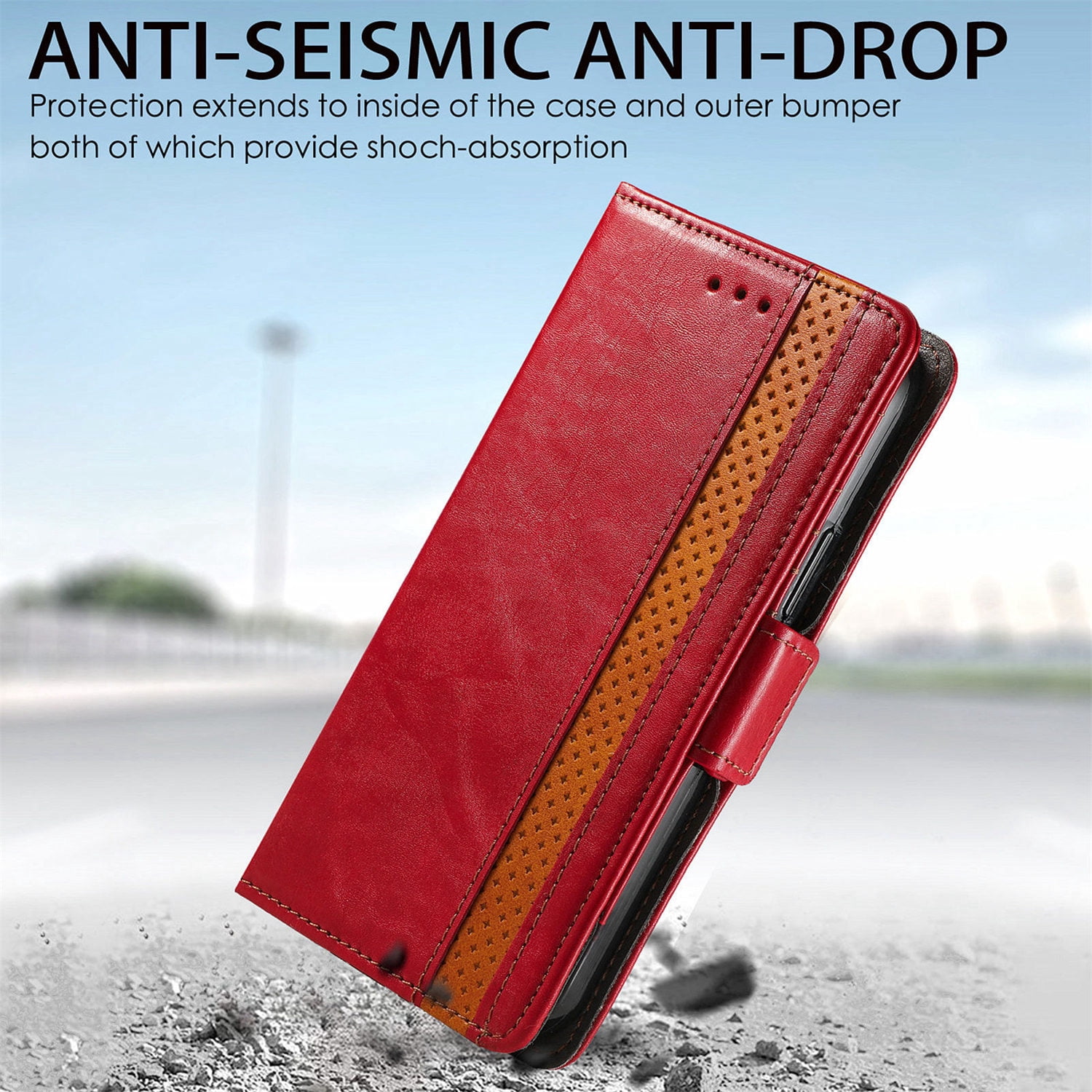 Leather Wallet Phone Case For Xiaomi Poco F6 Pro C55 C65 C50 F5 Pro M6 Pro Poco X5 Pro X4 M5 F4 F3 Quality Leather Phone Case With Card Holder Zipper