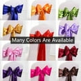 thumbnail image 7 of Pack of 50 Satin Dusty Blue Chair Sashes Bows for Wedding 7x108 Inch Chair Ribbons Ties for Party Banquet Ceremony Baby Shower Event Decorations, 7 of 7