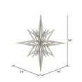 thumbnail image 2 of Vickerman 16" Silver Iridescent Star Christmas Ornament, 2 of 2