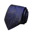 thumbnail image 5 of Eoperou Business Tie Adjustable Firm Stitching Embroidery Lightweight Groom Tie Decorative Multi Styles Dot Striped Wedding Tie Party Tie, 5 of 8