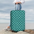 thumbnail image 7 of Fuzoiu Aquamarine Glitter Print Suitcase Cover,Washable Luggage Covers for Suitcase,Elastic Luggage Protector Cover,Scratch Resistant Travel Suitcase Covers-Medium, 7 of 7