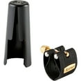 thumbnail image 2 of Rovner Mark III Soprano Saxophone Ligature and Cap C1RVS - Most Rubber Soprano Sax, 2 of 2