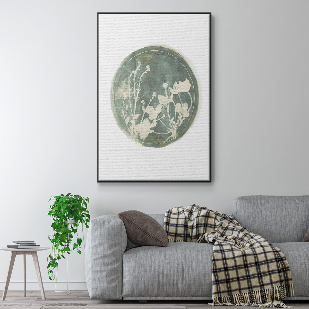 Strawberries and Forge I Framed Premium Gallery Wrapped Canvas - Ready to Hang - 17 x 25 - Black Floating Frame