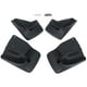 thumbnail image 3 of 4 protectores contra salpicaduras de ABS negro, protectores contra salpicaduras de guardabarros para automóviles, repuestos para Honda Civic 1996-2000, 3 of 5