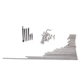 thumbnail image 4 of MERIGLARE 1 Set Oboe Spring Leaf Shaft Reed with Screws for Woodwind Instrument Parts, 4 of 7