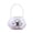 00-White, variant on Wxolcjlv Halloween Spider Web Print Round Treat Bucket Candy Pail for Kids Black White Spider Cobweb Design Reusable Pail for Trick or Treat Party