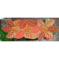 thumbnail image 4 of Fall Leaves Table Runner, Beaded Table Runner, Multicolor Table Topper 13X36 Inch, 4 of 10