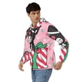 thumbnail image 4 of Saiise Sanrio Cl Mens Zip Up Hoodie Long Sleeve Full-zip Hooded Sweatshirt Pullover With Kangaroo Pocket S-3XL, 4 of 6