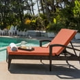 thumbnail image 6 of 80 x 26 x 3 Waterproof Outdoor Chaise Lounge Cushion for Patio Lounge Chair Cushion Replacement, Rust, 6 of 10