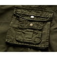 thumbnail image 3 of Cargo Shorts Pantalons Décontractés Homme Tenue Résistance à l'Usure Tenue d'Intérieur Homme Multicolore Épaissir Extérieur Intérieur Longue Durée Commodité Travail Costume Vert 31, 3 of 7