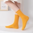 thumbnail image 4 of TZYDMN Womens Ruffle Ankle Socks Fashion Breathable Solid Color Turn-Cuff Cute Girls Socks 3 Pairs, 4 of 6