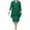 Green, variant on YONGHS Women's Tube Lave Cover Up Dress, Navy Blue, Size 3XL