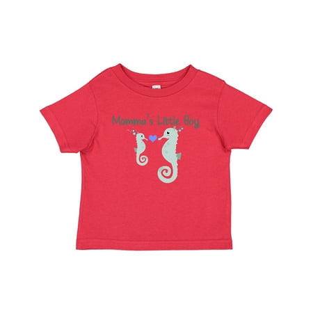 

Inktastic Seahorse (momma s Little Boy) Gift Baby Boy T-Shirt