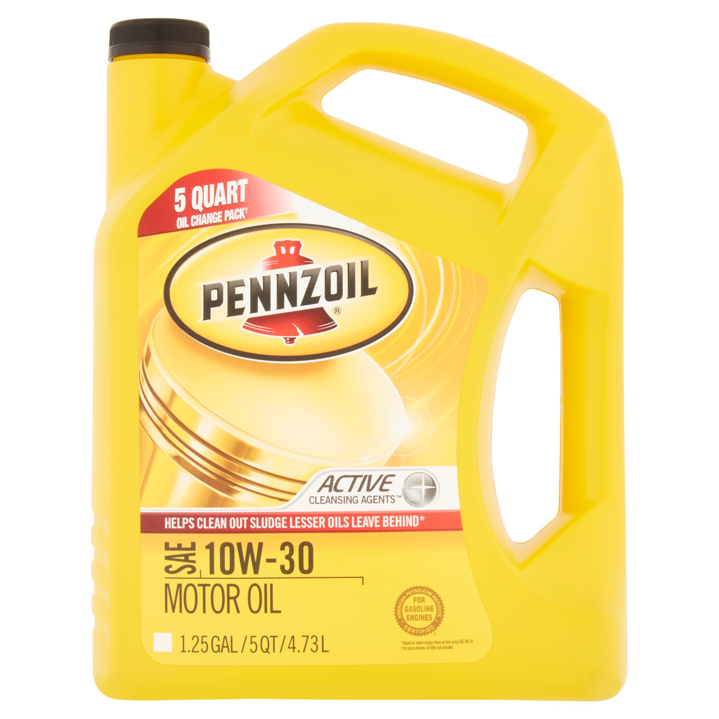 Pennzoil Active Cleansing Agents Sae 10w 30 Motor Oil 1 25 Gal Walmart Com Walmart Com