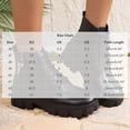 thumbnail image 4 of Puntoco Women's Lace-Up Combat Ankle Boots with Chunky Platform Heel Comfortable booties, side zipper Winter Short Boots Black, 4 of 9
