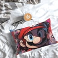 thumbnail image 5 of Lsque Mario Pattern Bedding Waterproof Pillow Protector Zippered Queen – Bed Bug Proof Pillow Encasement-20"x30", 5 of 6