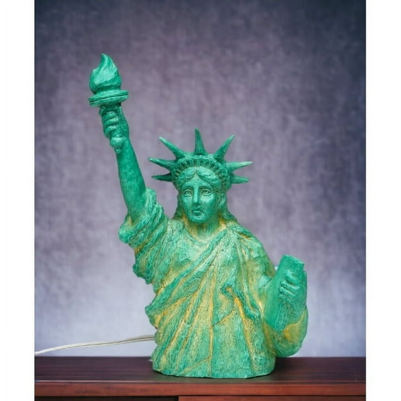 Ceramic Statue of Liberty Nightlight 10.875 Inch Home Gift