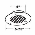 thumbnail image 2 of Évent Rond en Plastique Blanc 4 Pouces, 2 of 2