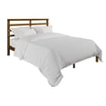 thumbnail image 4 of Home Design Winona King Wood Panel Bed Frame with Slatted Headboard and Sturdy Legs, Brown, Easy Assembly, 4 of 12