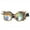 Brass, variant on Vintage Steam puSAYFUT Victorian Style Goggles Rainbow Kaleidoscope Goth Cosplay Party Sunglasses