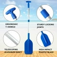 thumbnail image 3 of Telescoping Boat Paddle Collapsible Oar for Boat 21'' - 42'', Collapsible Paddle for Boat Kayaking Rafting Jet Ski Canoe Outdoor Kayak Water Sports and Safety Boat Accessories 2 Pack, 3 of 14
