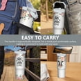 thumbnail image 6 of 1pc ox 30oz Tumbler with Straw & Handle - Insulated Stainless Steel Cup | Holiday Gift for Man Women (Christmas, Valentine's, Birthday), 6 of 8