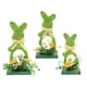 thumbnail image 1 of 3 piezas de madera de Pascua colgante de madera manualidades coronas de Pascua verde para bodas centros de mesa interiores al aire l, 1 of 9