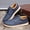 Blue, variant on Men'S High Quality Slip-Resistant Low-Top Casual Shoes Navy & Brown Chef & Everyday Sneakers - Korean Style Synthetic Cover Upper, Non-Slip Rubber Sole, Breathable Round Toe & Cushioned Insole -